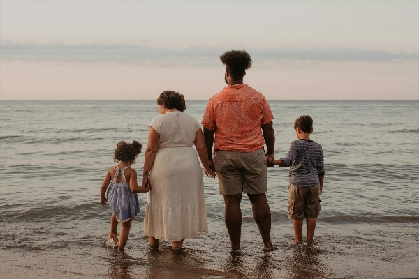 Family beach